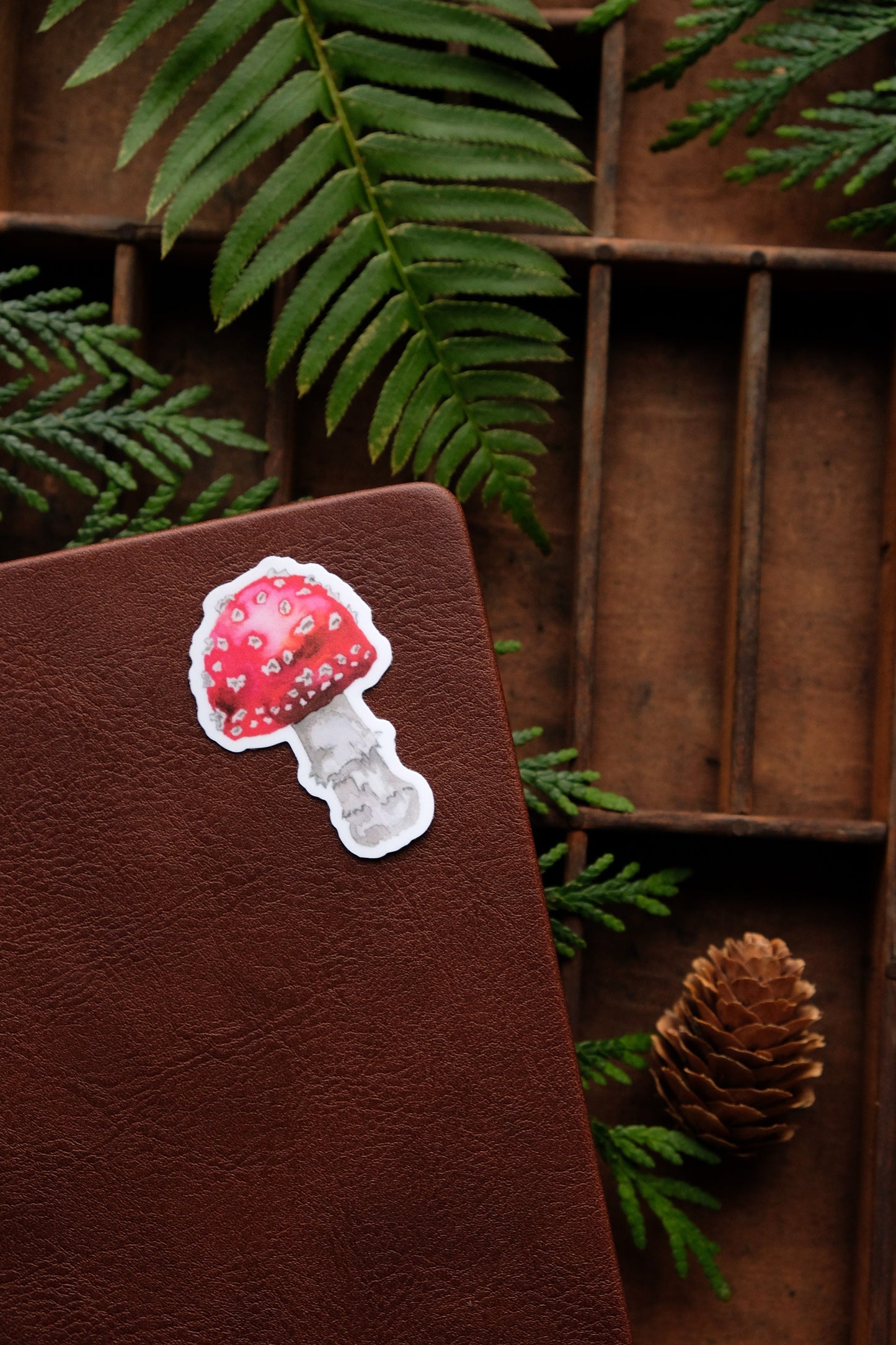 Amanita Mushroom Vinyl Sticker