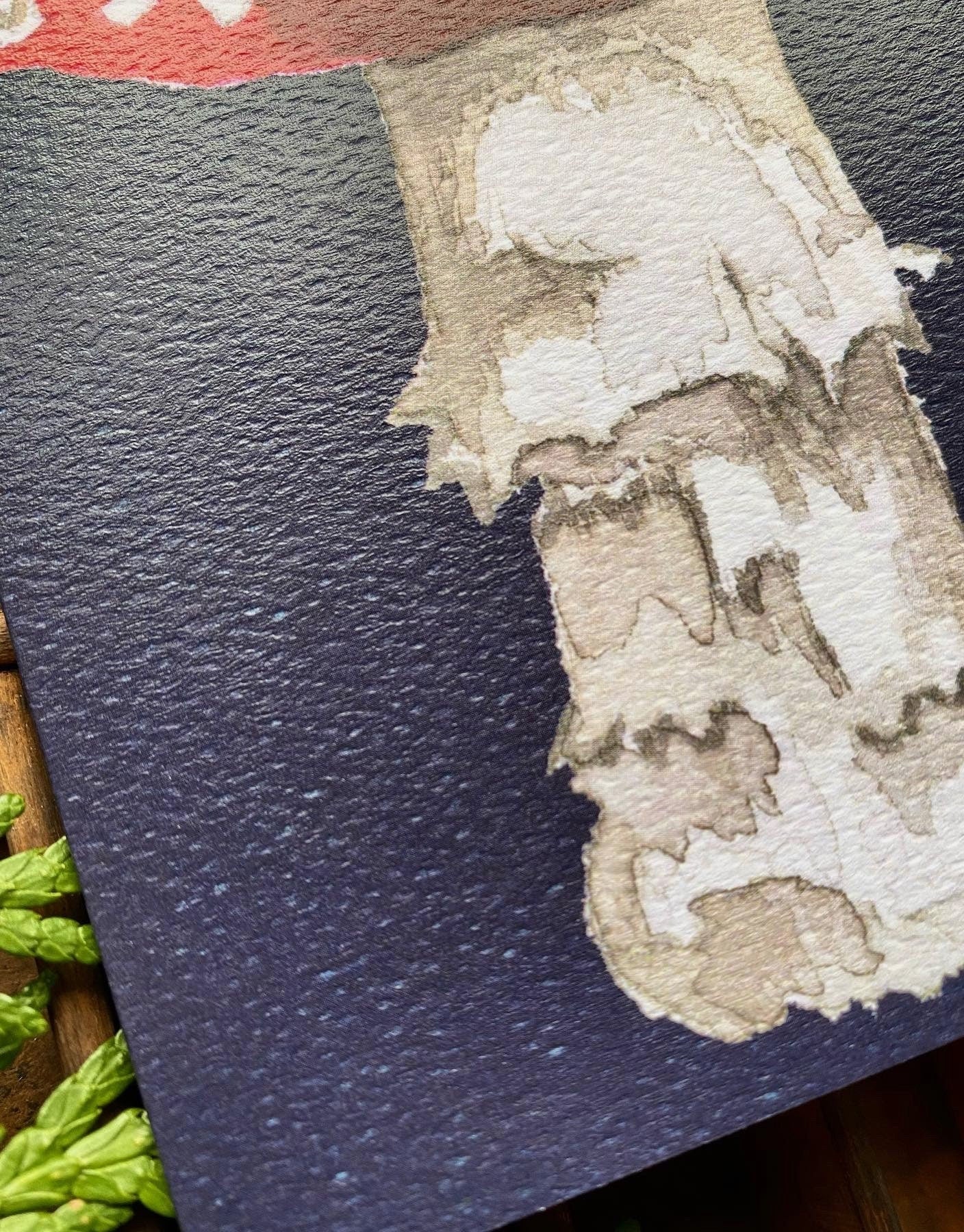 Amanita Mushroom Greeting Card