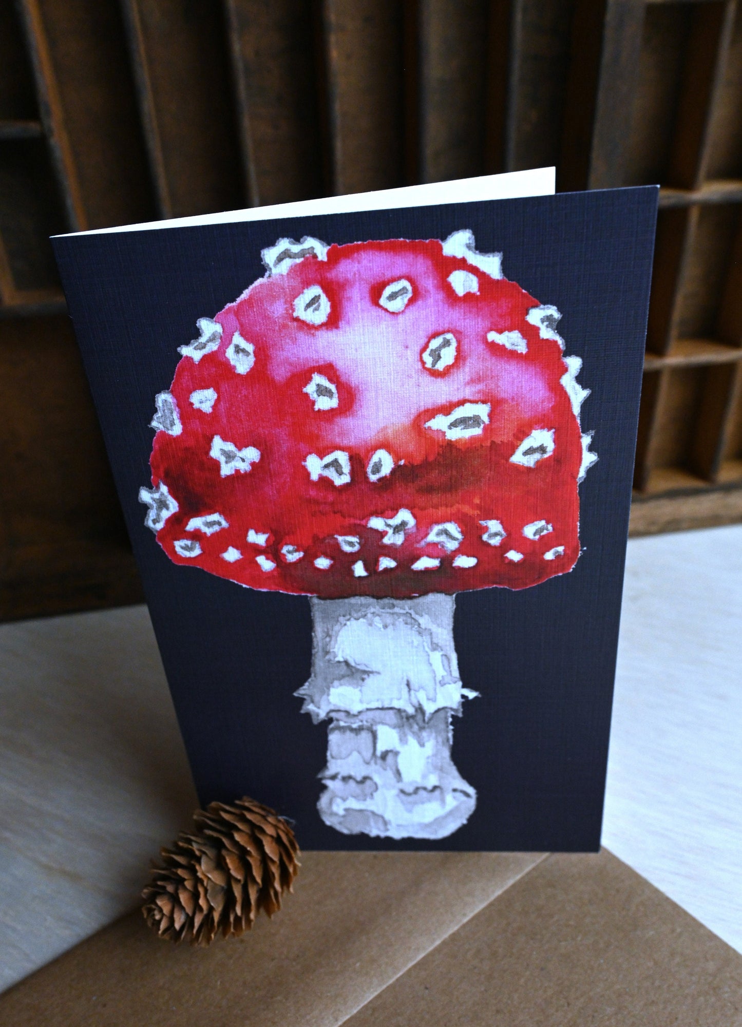 Amanita Mushroom Greeting Card
