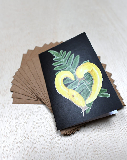 Banana Slug Greeting Card