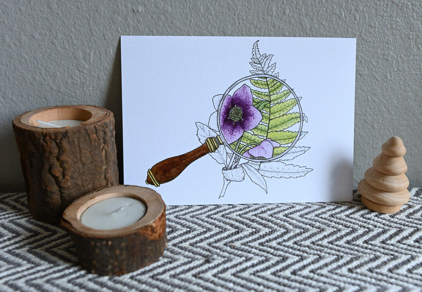 Hellebore Magnified Mini Print